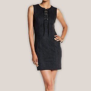 1. State Lace Up Black Dress | Bodycon Pencil Dress 8155947